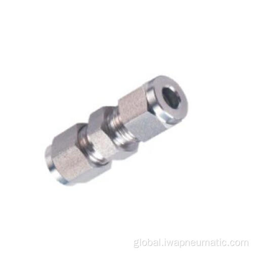 ss Double Ferrule Fitting STAINLESS STEEL TUBE FITTING STRAIGHT UNION Factory
